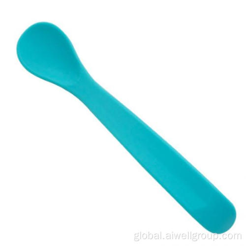 Silicone Baby Spoon Amazon BPA Free Toddlers Feeding Accessories Supplier